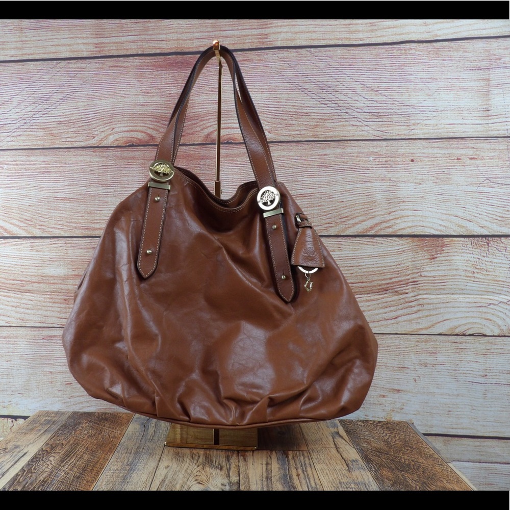Mulberry tan leather tote